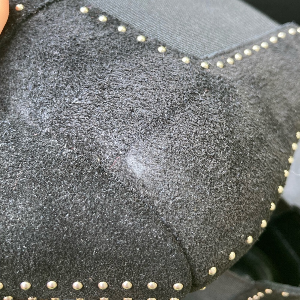 Saint Laurent Black Blaze Studded Booties - Picture 10 of 14